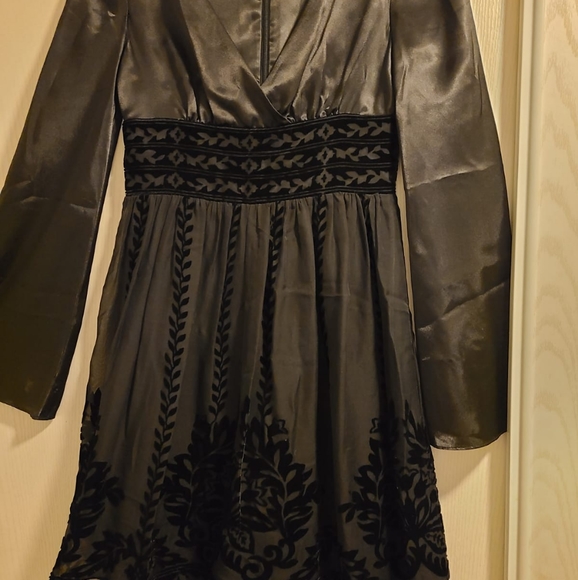Guess by Marciano Satin Black Dress. - Picture 2 of 7